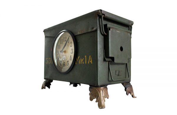 Upcycled Army Tool Box Clock