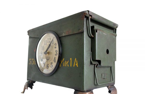 Upcycled Army Tool Box Clock
