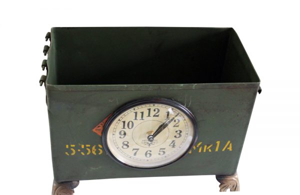Upcycled Army Tool Box Clock