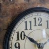 Upcycled Brick Mold Dual Dial Clock