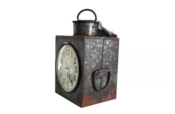 Upcycled Iron Container Clock