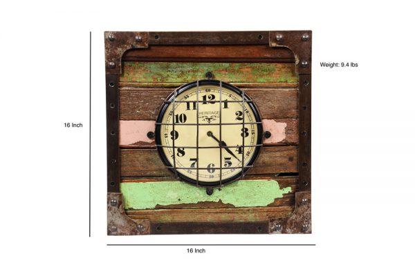 Upcycled Wooden Clock