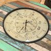 Upcycled Wooden Clock with Seconds Dial