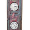 Upcycled Old Door World Time Clock (Vertical)