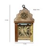 Upcycled Wooden Lantern 3-Sided Clock