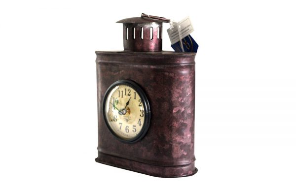 Upcycled Iron Container Clock