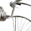 Upcycled Iron Bicycle Clock (White)