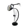 Upcycled Iron Bicycle Clock (Black with Hand Dial)
