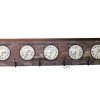 Upcycled Old Door World Time Clock (Horizontal)