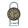 Upcycled Iron Lamp Style Clock (Green Camo)