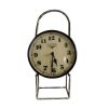 Upcycled Iron Lamp Style Clock (Brown Camo)