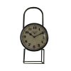 Upcycled Iron Lamp Style Clock (Light Green Camo)