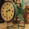 Upcycled Iron Lamp Style Clock (Green Camo)