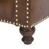 Chesterfield Top Grain Leather Armchair (Cameroon Cocoa)