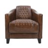 Tomcat Top Grain Leather Armchair