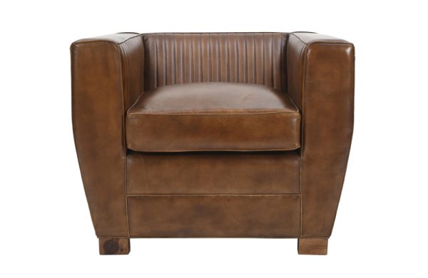 Tomcat Top Grain Leather Armchair