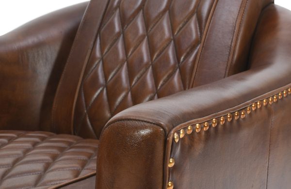 Tomcat Top Grain Leather Armchair