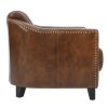 Tomcat Top Grain Leather Armchair