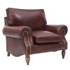 Royal Delight Top Grain Leather Armchair