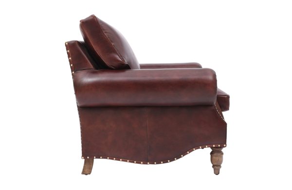 Royal Delight Top Grain Leather Armchair