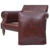 Royal Delight Top Grain Leather Armchair