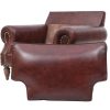 Royal Delight Top Grain Leather Armchair