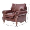 Royal Delight Top Grain Leather Armchair